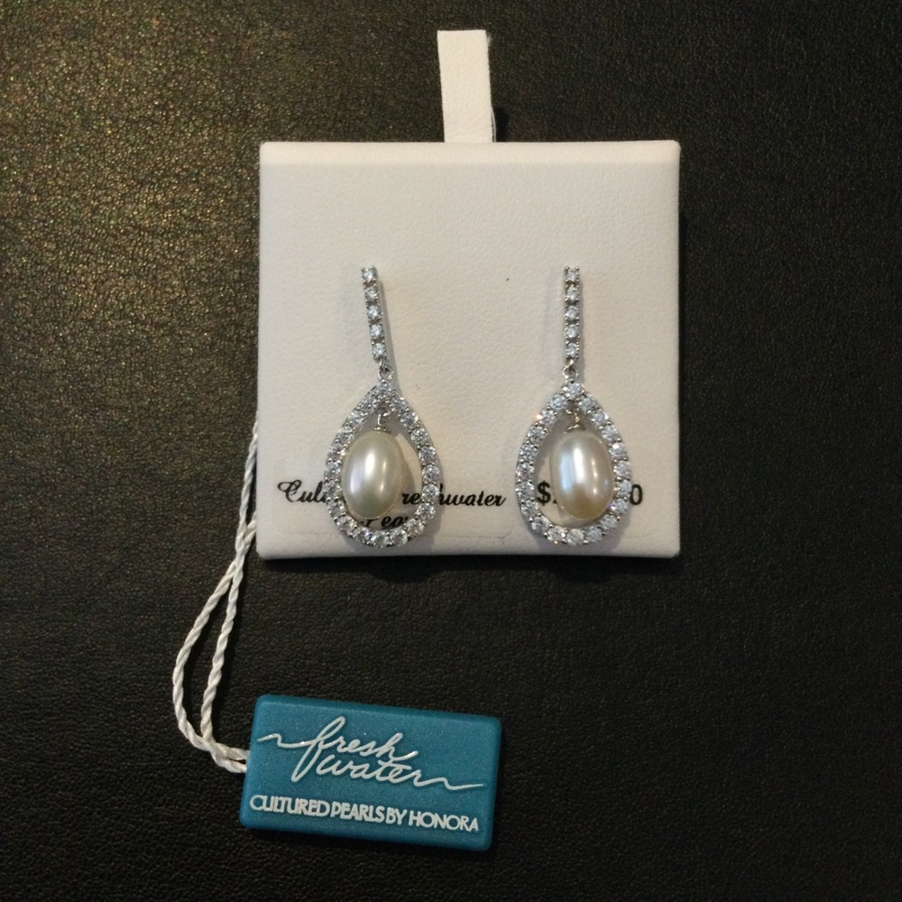 Freshwater by HONORA Sterling Silver earrings